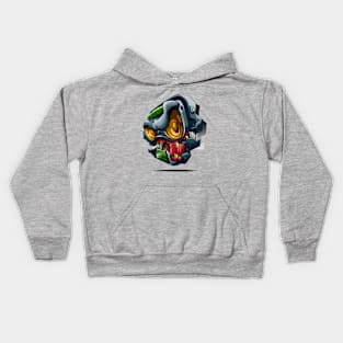 Urban style robot Kids Hoodie